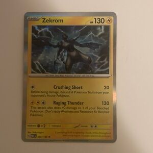 Zekrom Holographic EX Set Pokémon Card